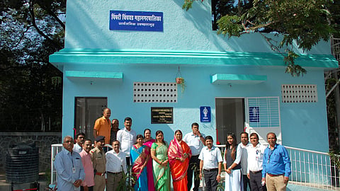 चिंचवडमध्ये एक्‍साईडतर्फे स्वच्छतागृह 