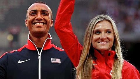 ASHTON EATON AND BRIANNE THEISEN 