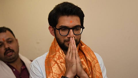Aditya Thackeray reached to Siddhivinayak temple before MLA oath taking 
