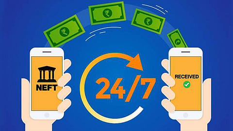 Customer can do transaction on NEFT by 24 by 7 says RBI
