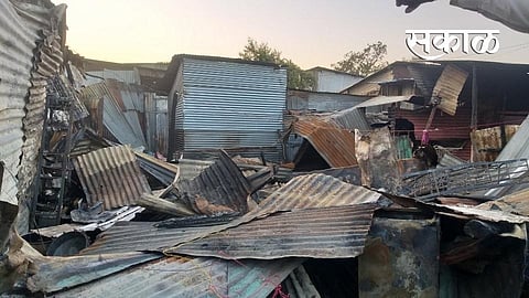 Families affected by the fire are still deprived