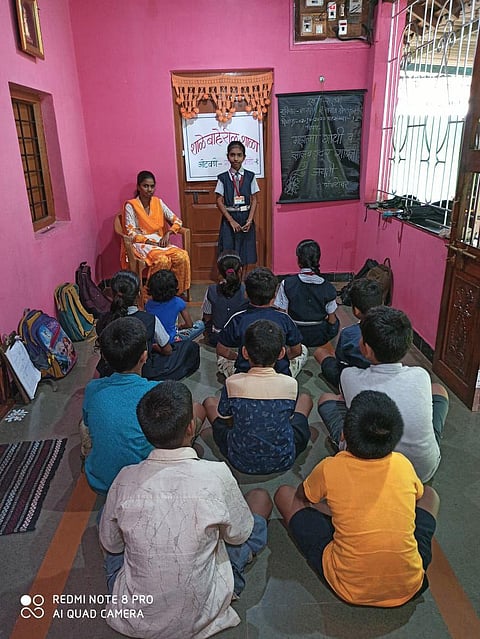Otavane fills the children's school here