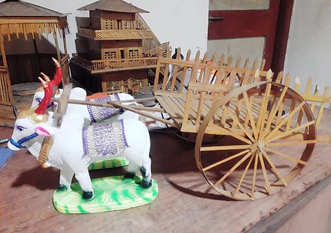 Great artwork made bamboo nadhavade konkan sindhudurg