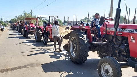 Lohara Tractor Morcha Bharat Bandh