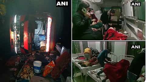  UP bus accident 