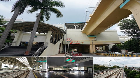 Work of nagpur Metro is going fast even in pendamic   