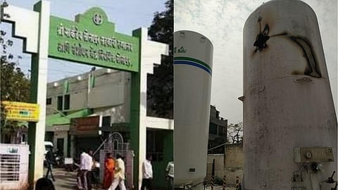 Mumbai officials arrived in Solapur to investigate the Markandey Hospital blast.jpg