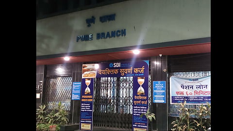 The customers of State Bank of India affected due pune rains