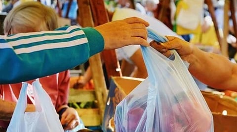 Plastic carry bag