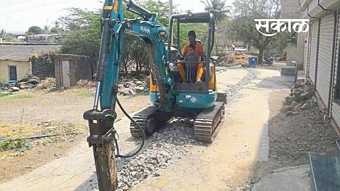 Work on Ghatnandre from CM drinking water scheme started at a fast pace
