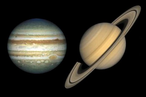 Saturn-Jupitar