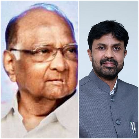 Sharad Pawar And Sanjay Bansode
