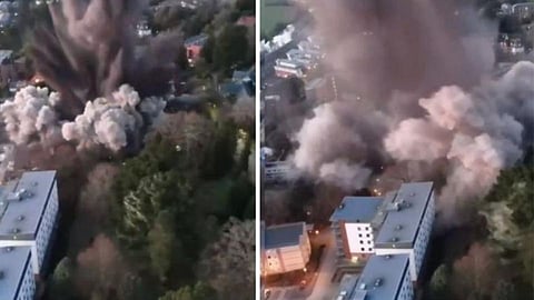 W W 2 bomb blast in england