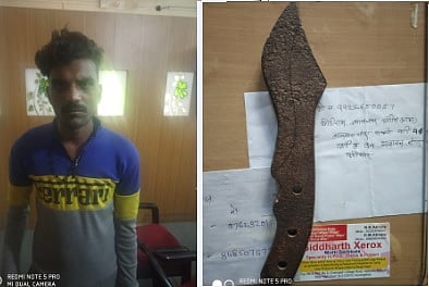 Young man arrested for stealing