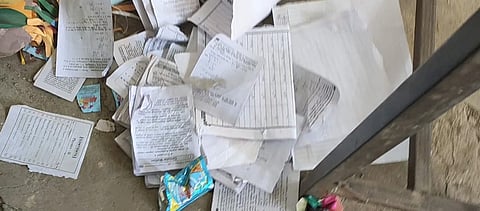 Aurangabad -  HSC Board exam Chemistry questionnaire found in the Open room