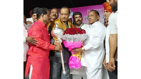 Harshavardhan Sadgir and Shailesh Kale Greetings from Ajit Pawar