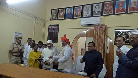 Program at tahasil office Akola