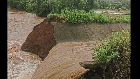 The canopy of Arfal burst due to heavy rains