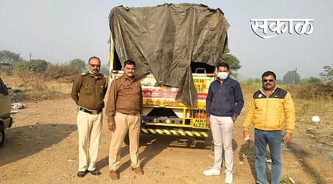 मंचर येथून बँकेचे एकोणीस लाख रक्कम असलेले एटीएम चोरट्यांनी केले लंपास