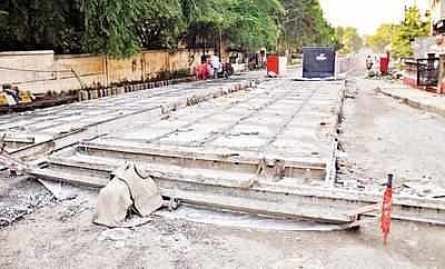 cement road