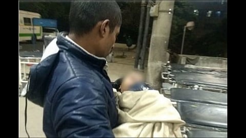 son put in bed box and ran away with lover child died at chandigarh