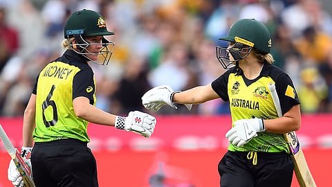 women's t20 world cup australia sets 185 target to India