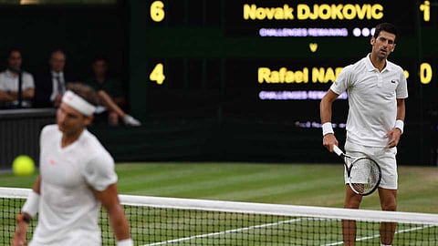 Nadal vs Djokovic match suspended