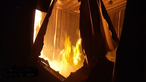 Shop Fire At Jehur District Aurangabad