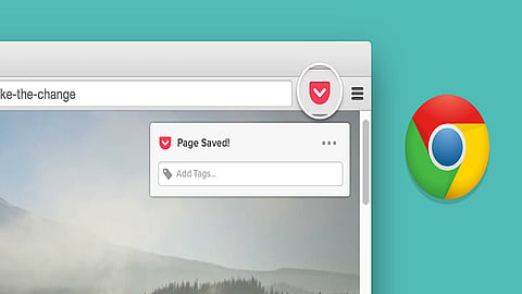 Now make pocket extension in chrome browser 