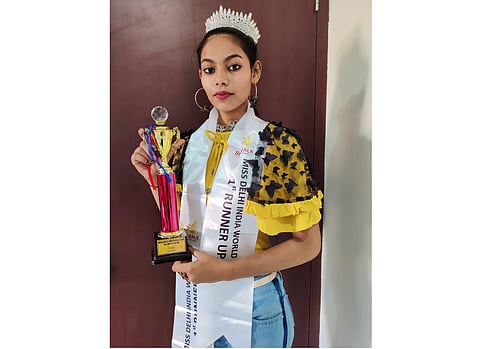 Chandanika Tiwari is the Miss India Delhi World
