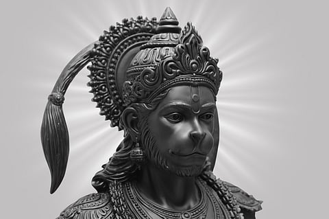 देशातली पहिली काळ्या ग्रेनाईटची ५४ फुटाची हनुमानमुर्ती जळगावात साकारली जाणार 