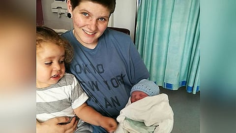 Britain's first pregnant man gives birth to girl!