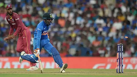 Virat Kohli gets angry on runout of Ravindra Jadeja in 1st ODI against West Indies