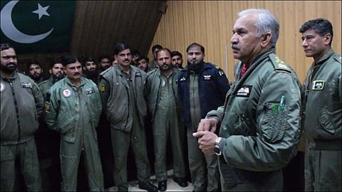 Challenges not over yet keep your guard up says pak Air chief tells PAF personnel 