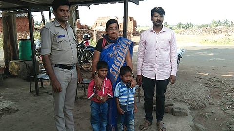 two children rescued from father and Stepmother in belgaum