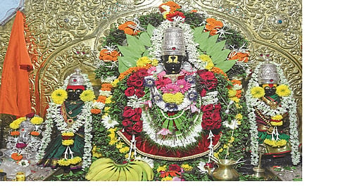 Nandwal to the temple directly from the palanquin truck