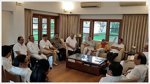 NCP core committee meeting praful patel is absent