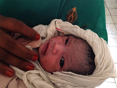 newly born baby
