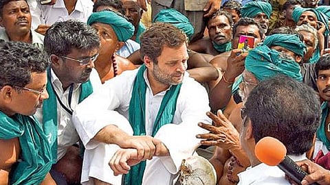 rahul gandhi farmers