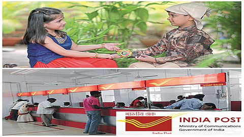 even during the Corona crisis postal department delivered rakhi