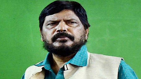 National President of the Republican Party of India and Union Minister of State for Social Justice Ramdas Athawale On tour to Kolhapur