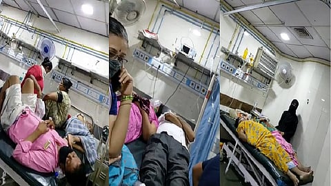 VIDEO : एकाच बेडवर झोपलेत दोन रुग्ण, मुख्यमंत्रीसाहेब 'हे' पाहतायत ना?