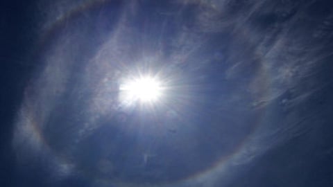 kolhapur  Although the appearance of rainbow around the sun is a miraculous phenomenon it is a natural process