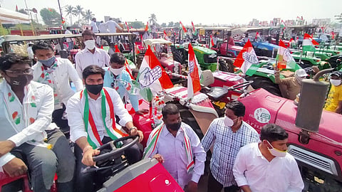 opposition to the centres agriculture law in kolhapur