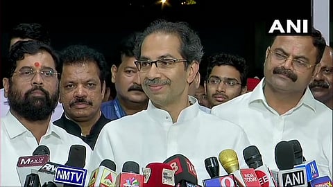 cm uddhav thackeray greets late dr. babasaheb ambedkar at chaityabhoomi