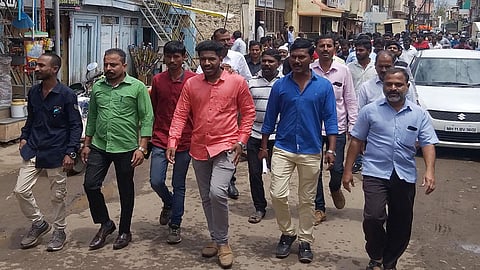 स्वच्छता, कचरा समस्येबाबत वडूजला मोर्चा 