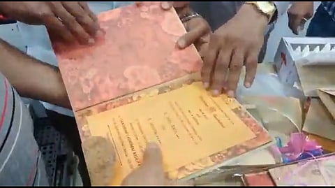 drugs cost rupees five crore seized bengaluru airport duplicate wedding invitation 