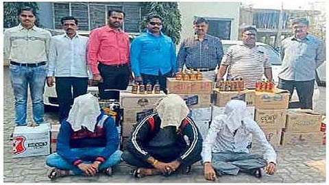 11.5 lakh worth fake liquor seized 