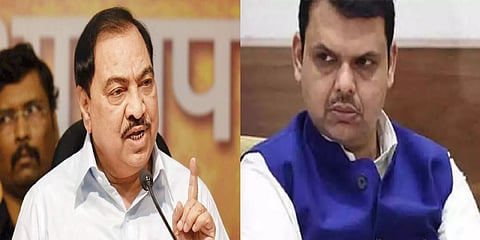 माझ्यावर खोटा विनयभंगाचा गुन्हा दाखल करण्यासाठी फडणवीसांनी पोलिसांना केला फोन - खडसे