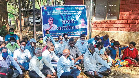 Vachit Bahujan Aghadi farmers protest against the News Farmers law Movement